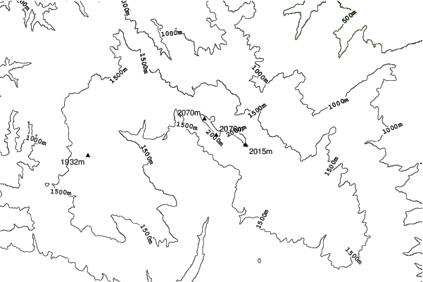 Mission Ridge neighbourhood contours