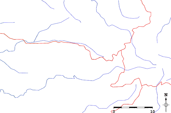 Roads and rivers close to Mount Buller