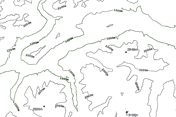 Ochsengarten neighbourhood contours