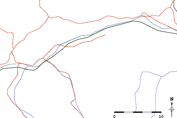 Roads and rivers close to Ochsengarten