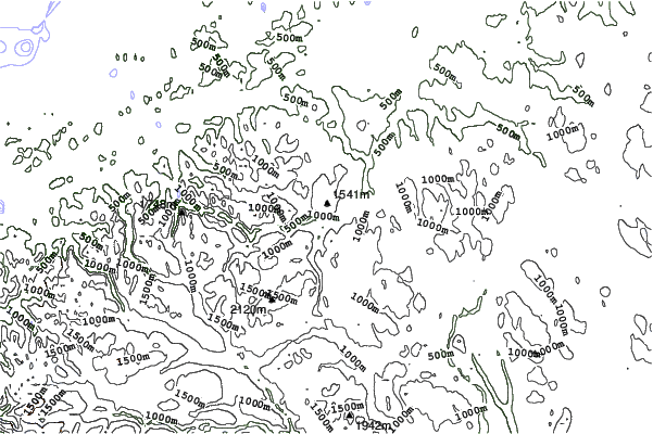 Oppdal neighbourhood contours