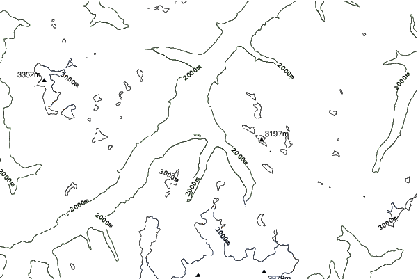Pontresina neighbourhood contours