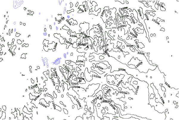 Riksgränsen neighbourhood contours