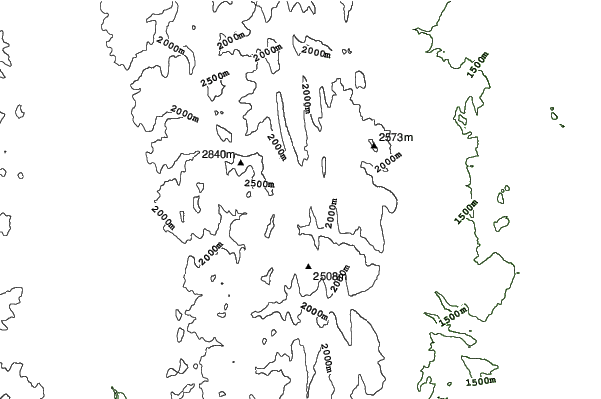 Rocky Mountain neighbourhood contours