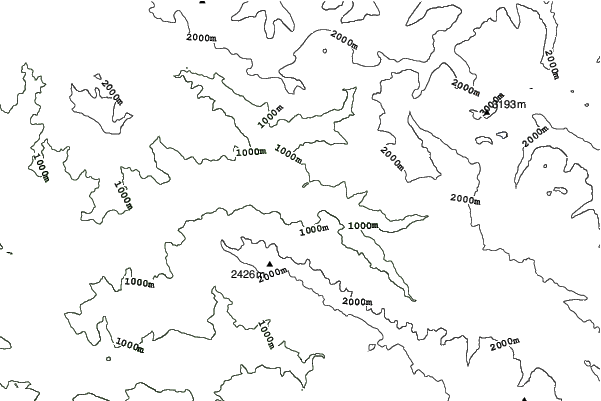 Rosa Khutor Alpine Resort neighbourhood contours