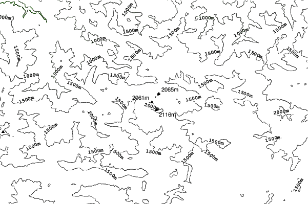 San-Isidro neighbourhood contours