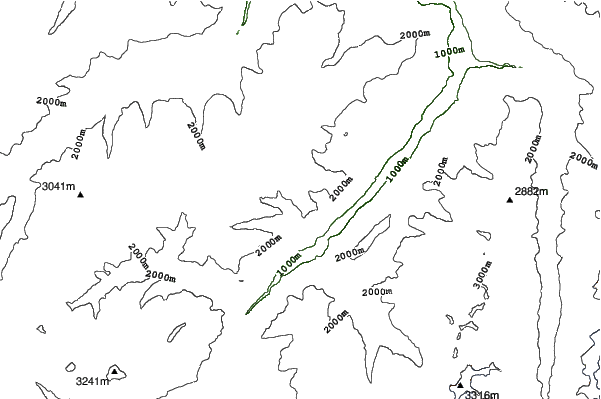 Serfaus neighbourhood contours