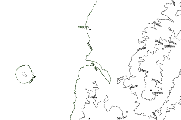 Ski Rio neighbourhood contours