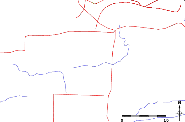 Roads and rivers close to Ski Snowstar