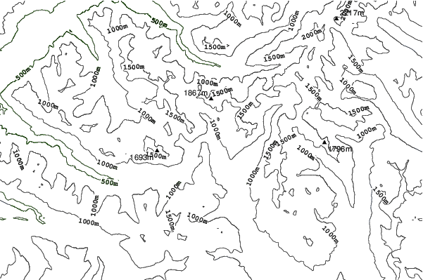 Summit at Snoqualmie neighbourhood contours