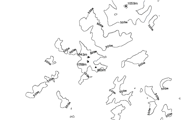 Snowdon neighbourhood contours