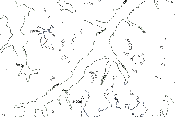 St Moritz neighbourhood contours
