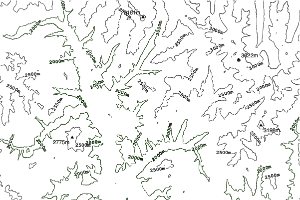 Sun Valley neighbourhood contours