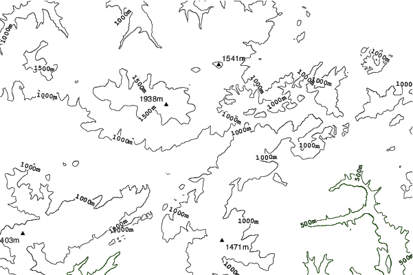 Telgárt neighbourhood contours
