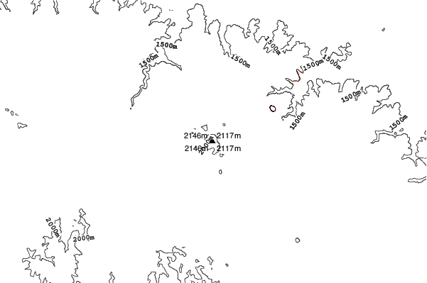 Terry Peak neighbourhood contours