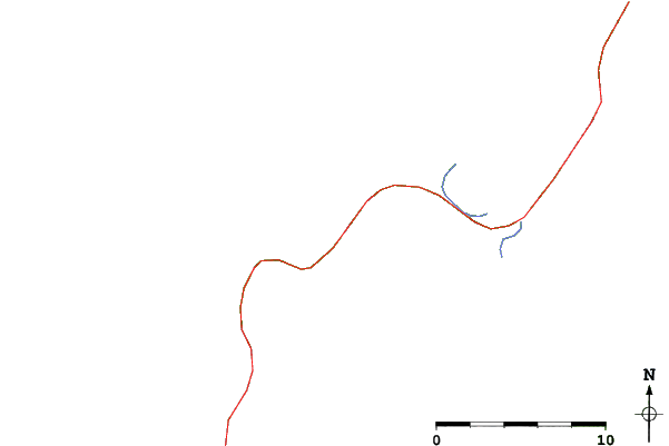 Roads and rivers close to The Homestead (Michigan)