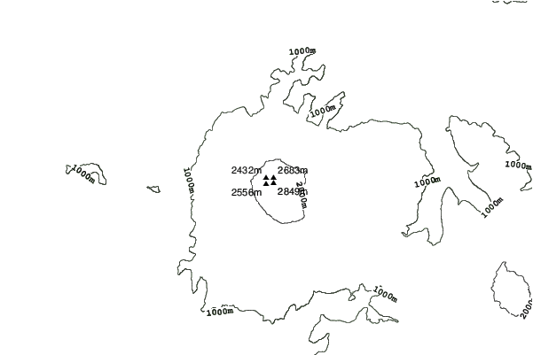 Villarrica-Pucon neighbourhood contours
