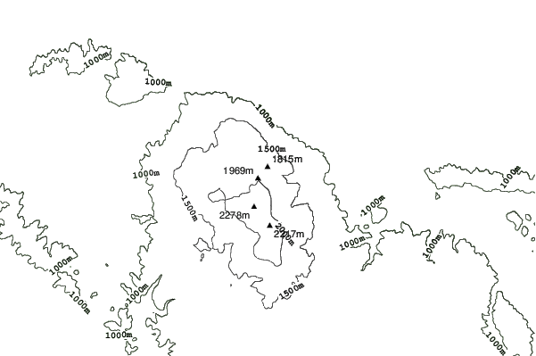 Vitosha neighbourhood contours