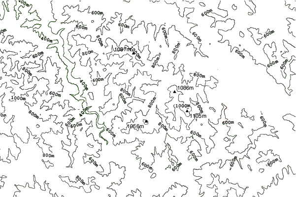Wierchomla neighbourhood contours