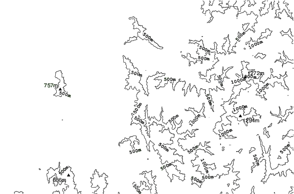 Yogo Kogen neighbourhood contours